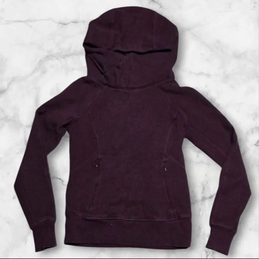 Lululemon Under Wraps Pullover Maroon Size 4